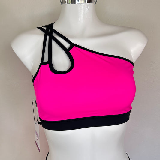 Flash Asymmetrical Top – Neon Pink