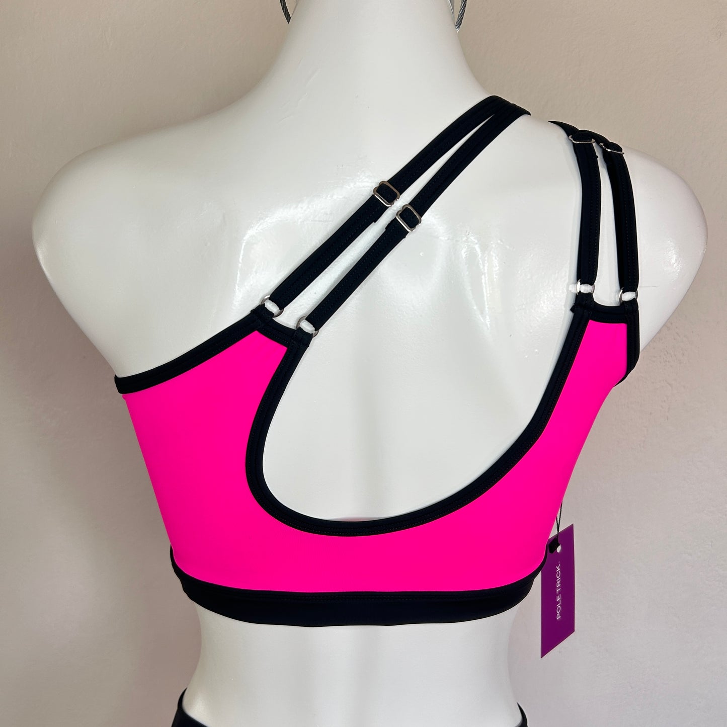 Flash Asymmetrical Top – Neon Pink