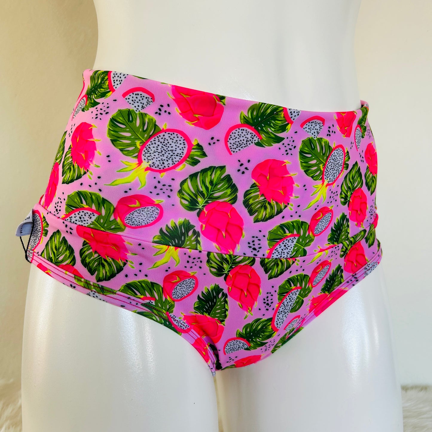Dragon Fruit High Waist Shorts